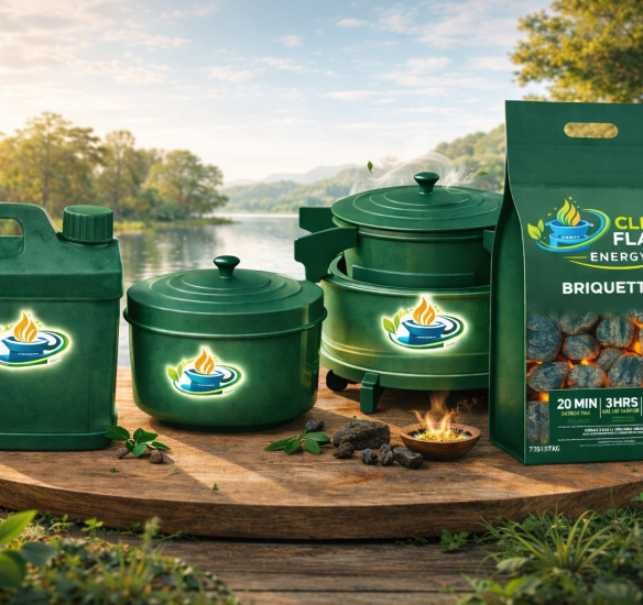 Eco-friendly cooking gear by the lake