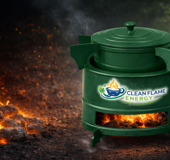 Portable bioethanol stove in nature